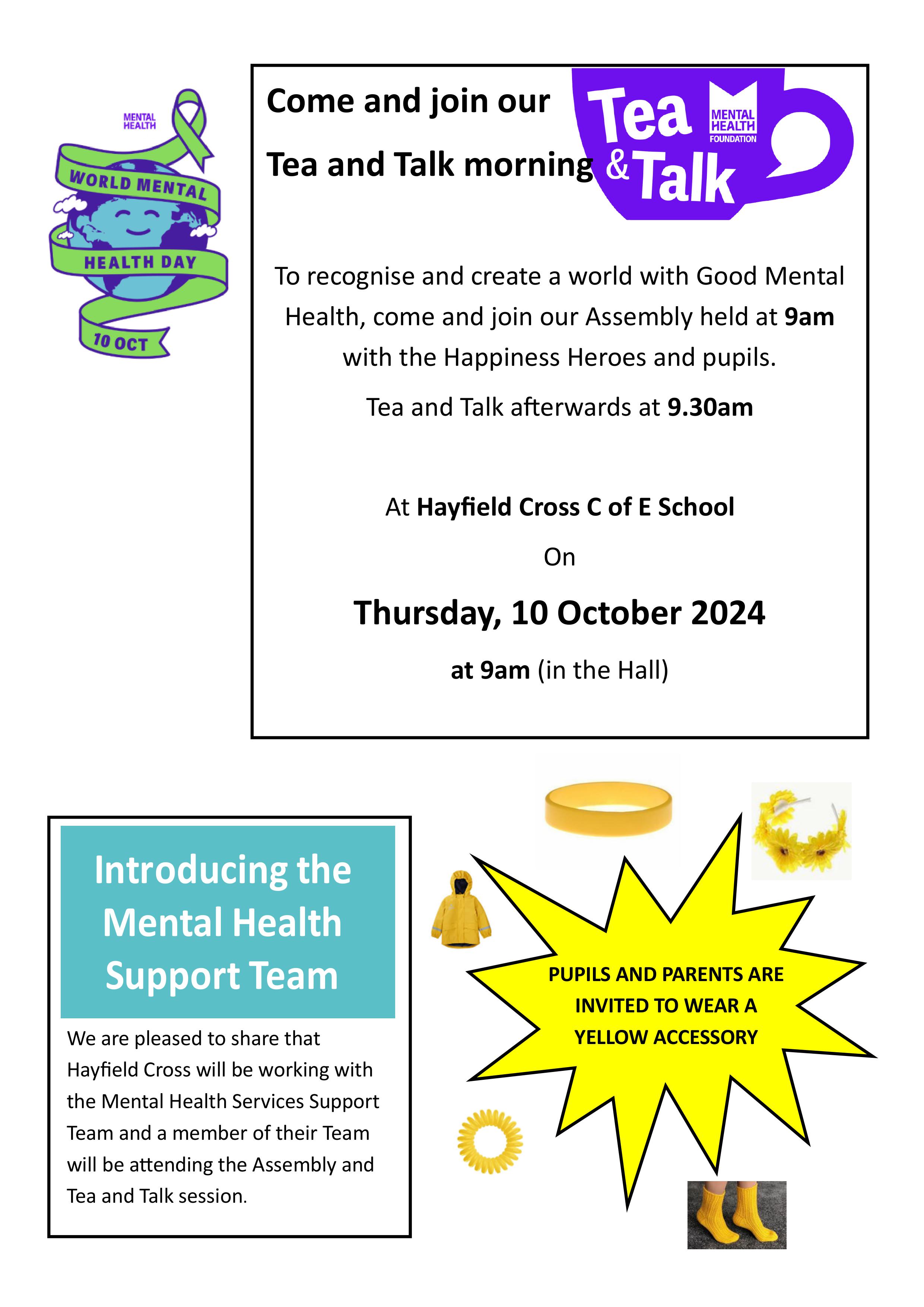Tea and Talk poster